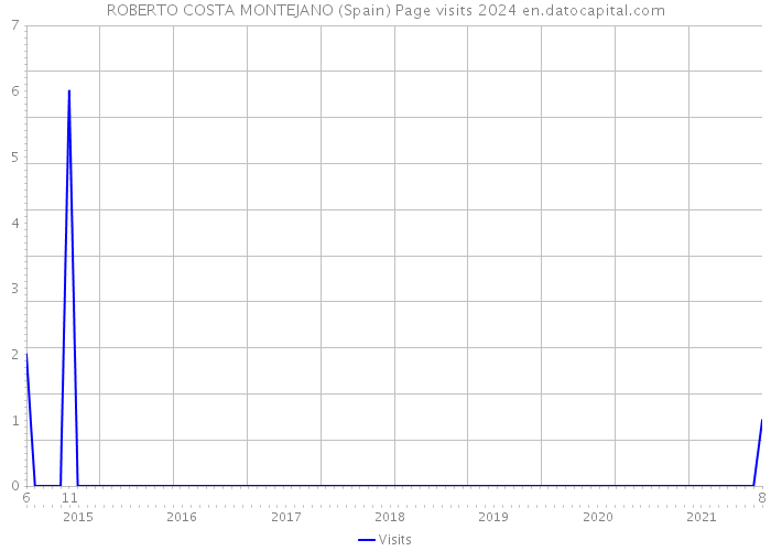 ROBERTO COSTA MONTEJANO (Spain) Page visits 2024 