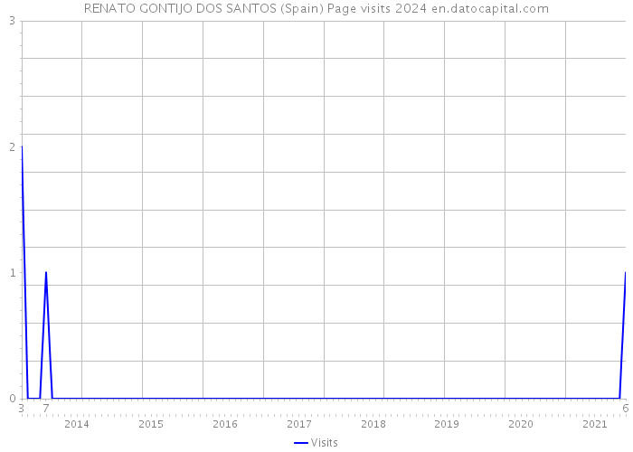 RENATO GONTIJO DOS SANTOS (Spain) Page visits 2024 