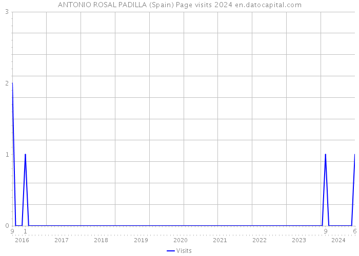 ANTONIO ROSAL PADILLA (Spain) Page visits 2024 