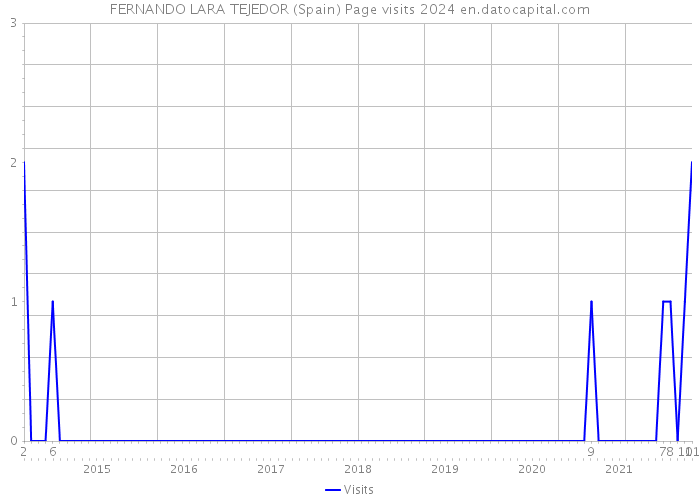 FERNANDO LARA TEJEDOR (Spain) Page visits 2024 