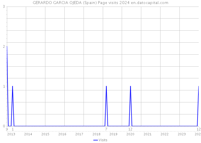 GERARDO GARCIA OJEDA (Spain) Page visits 2024 