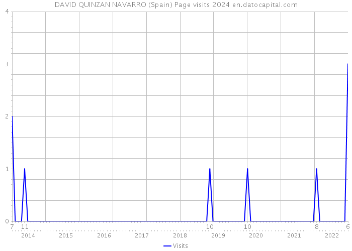 DAVID QUINZAN NAVARRO (Spain) Page visits 2024 