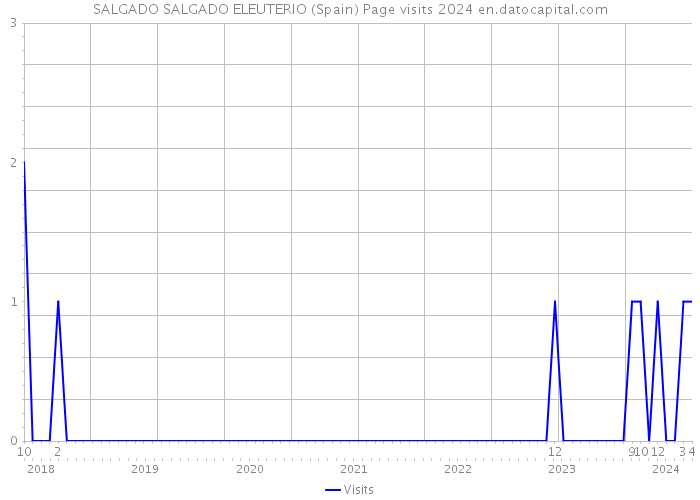 SALGADO SALGADO ELEUTERIO (Spain) Page visits 2024 