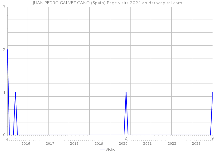 JUAN PEDRO GALVEZ CANO (Spain) Page visits 2024 