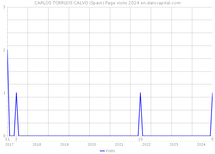 CARLOS TORRIJOS CALVO (Spain) Page visits 2024 