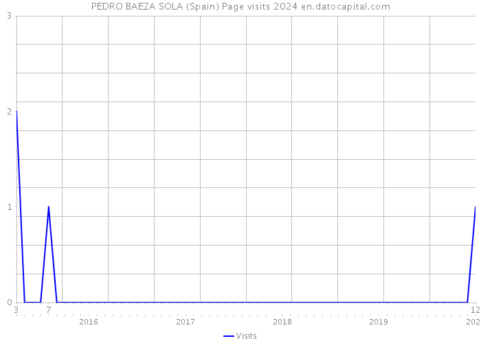 PEDRO BAEZA SOLA (Spain) Page visits 2024 