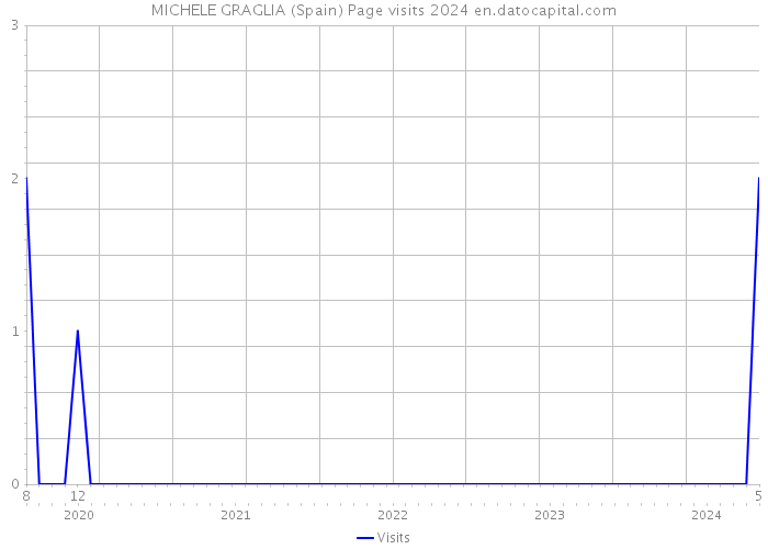 MICHELE GRAGLIA (Spain) Page visits 2024 