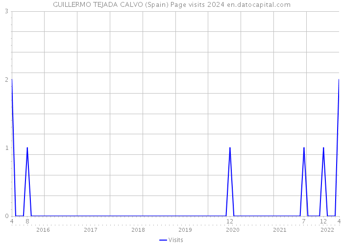 GUILLERMO TEJADA CALVO (Spain) Page visits 2024 