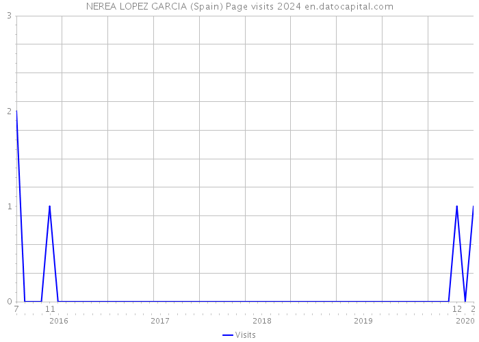 NEREA LOPEZ GARCIA (Spain) Page visits 2024 