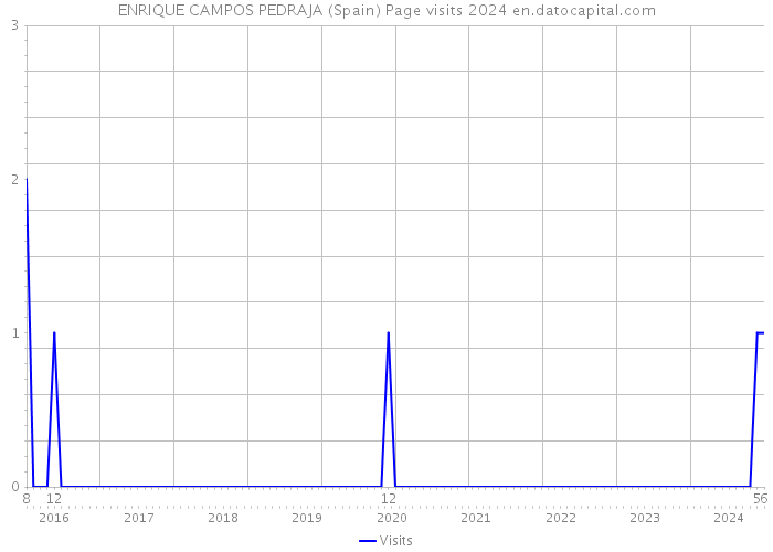 ENRIQUE CAMPOS PEDRAJA (Spain) Page visits 2024 