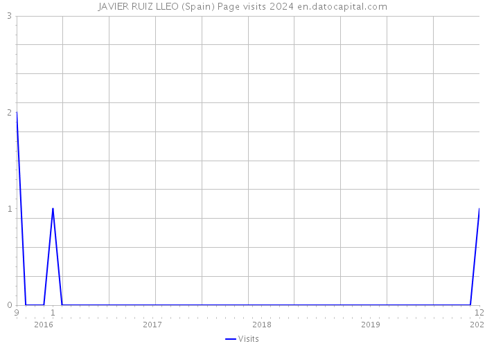 JAVIER RUIZ LLEO (Spain) Page visits 2024 
