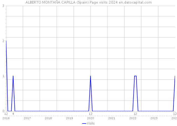 ALBERTO MONTAÑA CAPILLA (Spain) Page visits 2024 