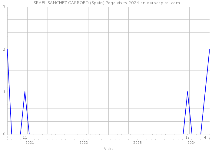 ISRAEL SANCHEZ GARROBO (Spain) Page visits 2024 