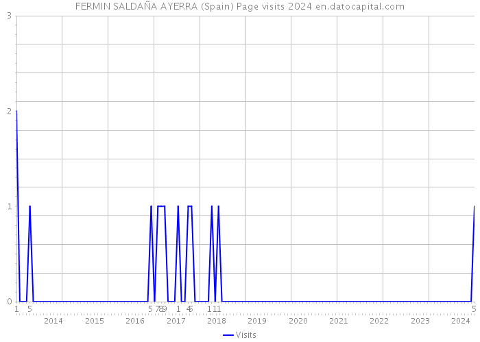 FERMIN SALDAÑA AYERRA (Spain) Page visits 2024 