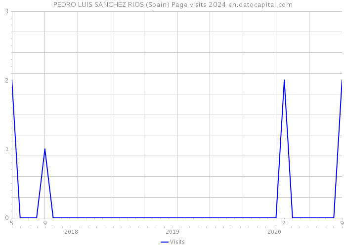 PEDRO LUIS SANCHEZ RIOS (Spain) Page visits 2024 