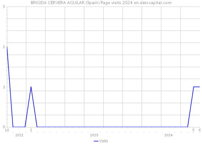 BRIGIDA CERVERA AGUILAR (Spain) Page visits 2024 