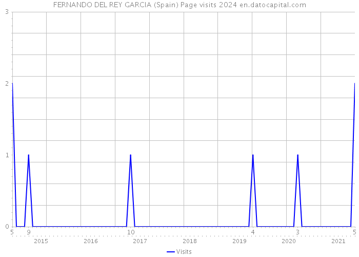 FERNANDO DEL REY GARCIA (Spain) Page visits 2024 