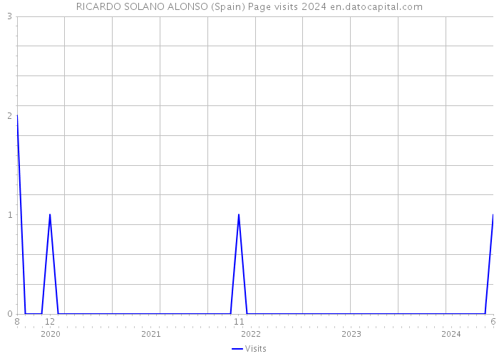 RICARDO SOLANO ALONSO (Spain) Page visits 2024 