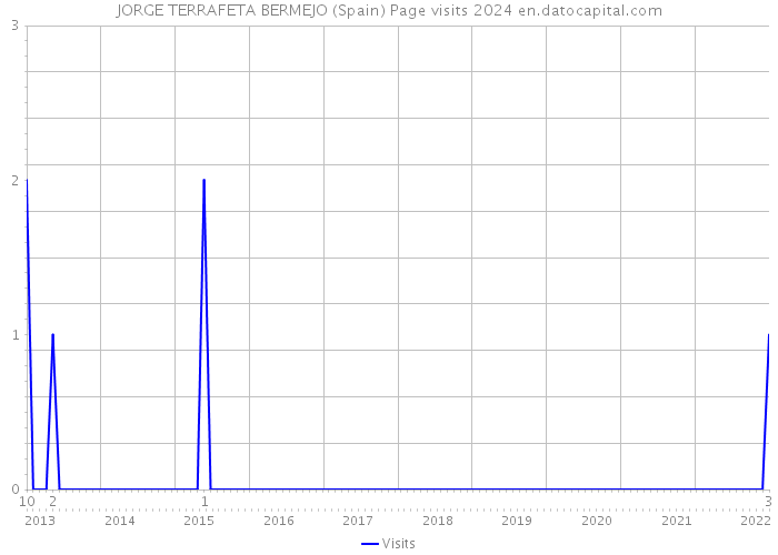JORGE TERRAFETA BERMEJO (Spain) Page visits 2024 