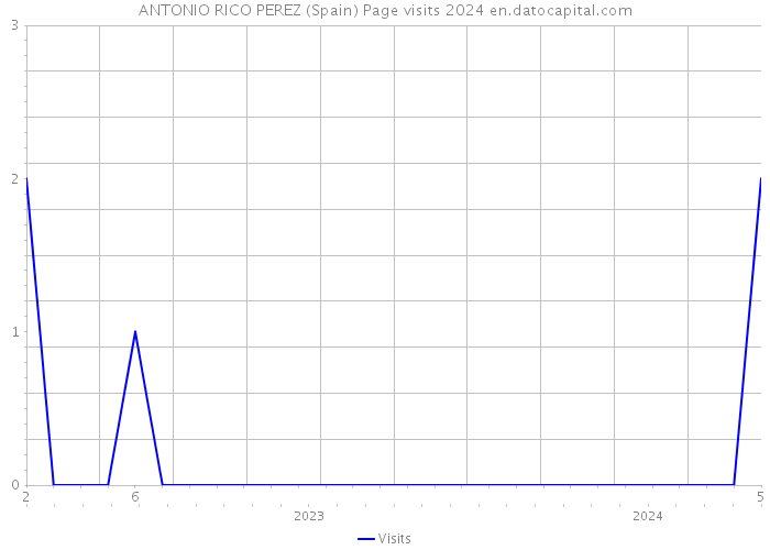 ANTONIO RICO PEREZ (Spain) Page visits 2024 