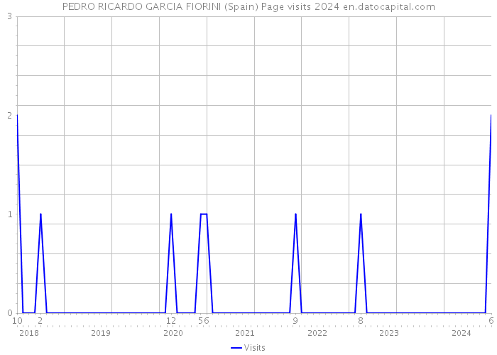 PEDRO RICARDO GARCIA FIORINI (Spain) Page visits 2024 
