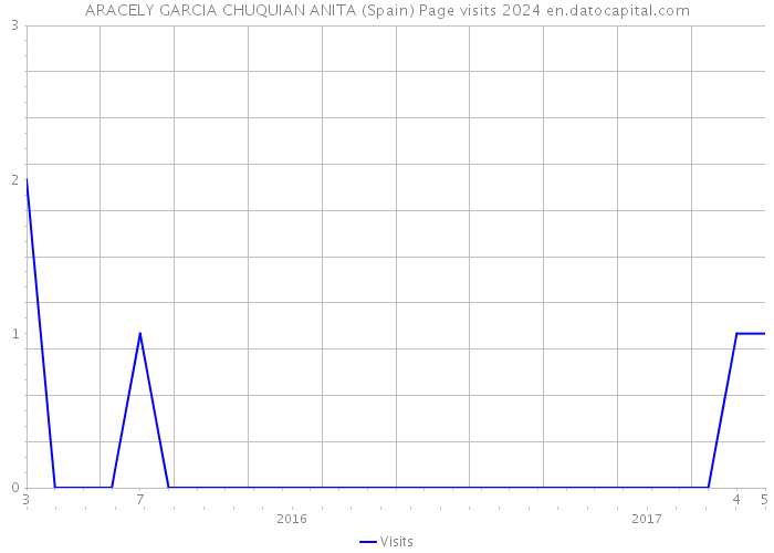 ARACELY GARCIA CHUQUIAN ANITA (Spain) Page visits 2024 