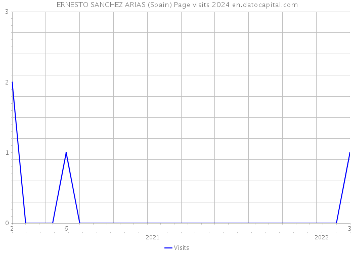 ERNESTO SANCHEZ ARIAS (Spain) Page visits 2024 