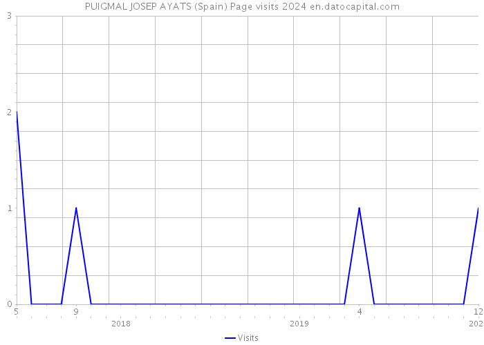 PUIGMAL JOSEP AYATS (Spain) Page visits 2024 