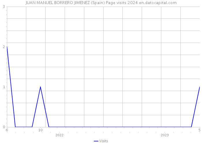 JUAN MANUEL BORRERO JIMENEZ (Spain) Page visits 2024 