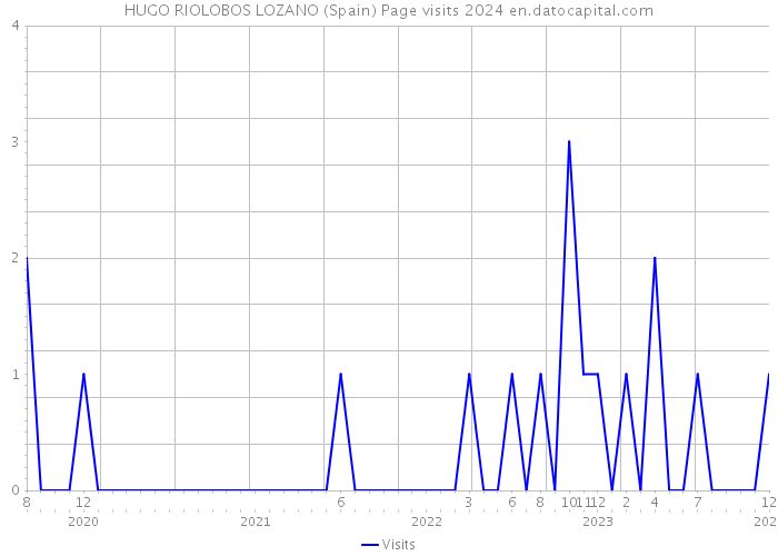 HUGO RIOLOBOS LOZANO (Spain) Page visits 2024 