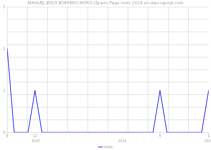 MANUEL JESUS BORRERO MORO (Spain) Page visits 2024 