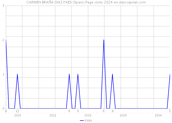 CARMEN BRAÑA DIAZ FAES (Spain) Page visits 2024 