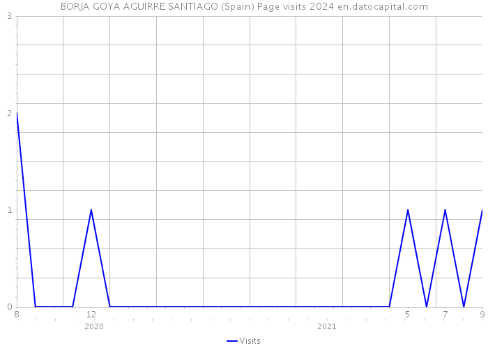 BORJA GOYA AGUIRRE SANTIAGO (Spain) Page visits 2024 