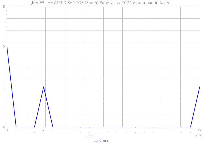 JAVIER LAMADRID SANTOS (Spain) Page visits 2024 