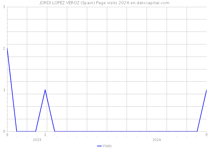 JORDI LOPEZ VEROZ (Spain) Page visits 2024 