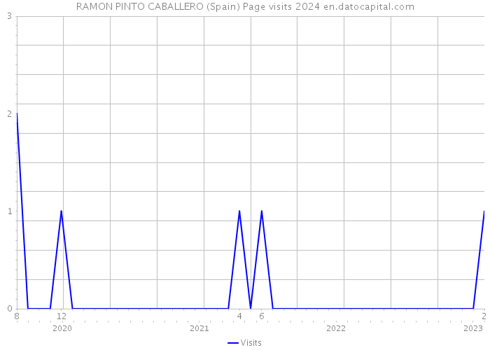 RAMON PINTO CABALLERO (Spain) Page visits 2024 