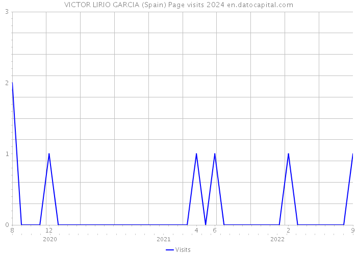 VICTOR LIRIO GARCIA (Spain) Page visits 2024 