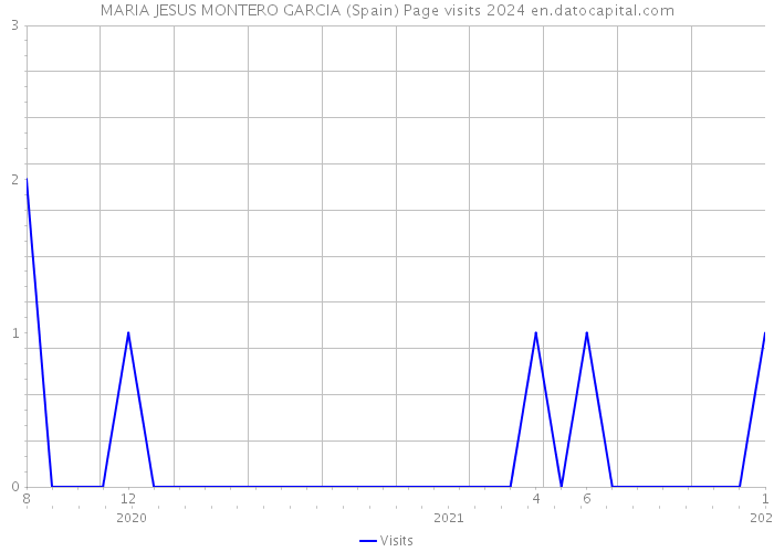 MARIA JESUS MONTERO GARCIA (Spain) Page visits 2024 