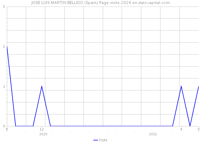 JOSE LUIS MARTIN BELLIDO (Spain) Page visits 2024 