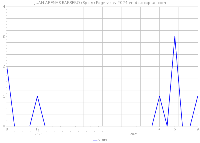 JUAN ARENAS BARBERO (Spain) Page visits 2024 