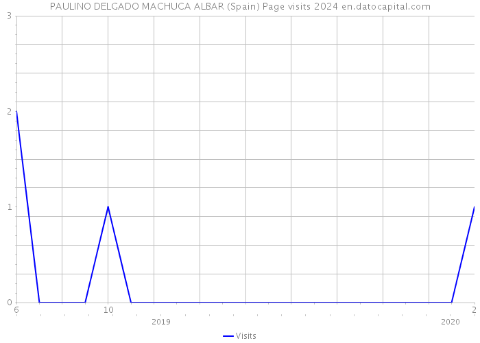 PAULINO DELGADO MACHUCA ALBAR (Spain) Page visits 2024 