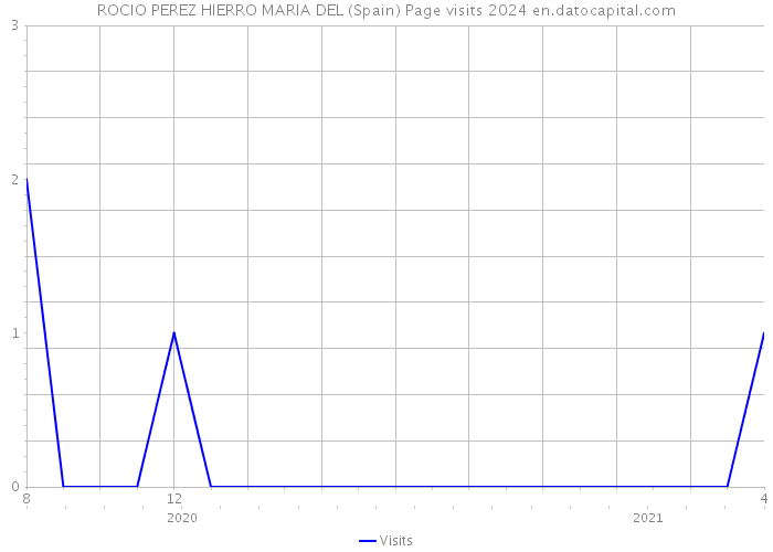 ROCIO PEREZ HIERRO MARIA DEL (Spain) Page visits 2024 