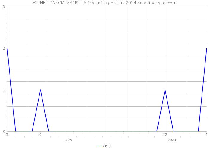 ESTHER GARCIA MANSILLA (Spain) Page visits 2024 