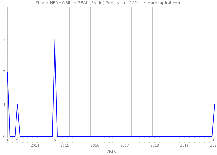 SILVIA HERMOSILLA REAL (Spain) Page visits 2024 
