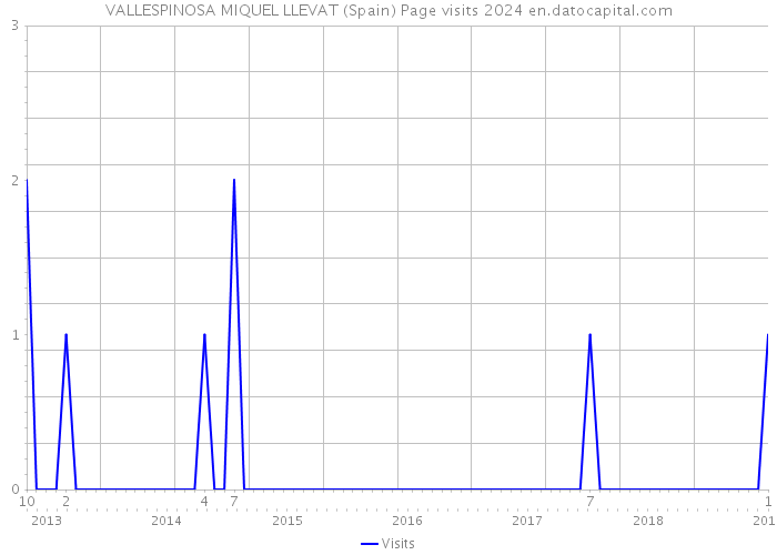 VALLESPINOSA MIQUEL LLEVAT (Spain) Page visits 2024 