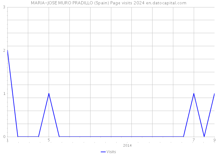 MARIA-JOSE MURO PRADILLO (Spain) Page visits 2024 