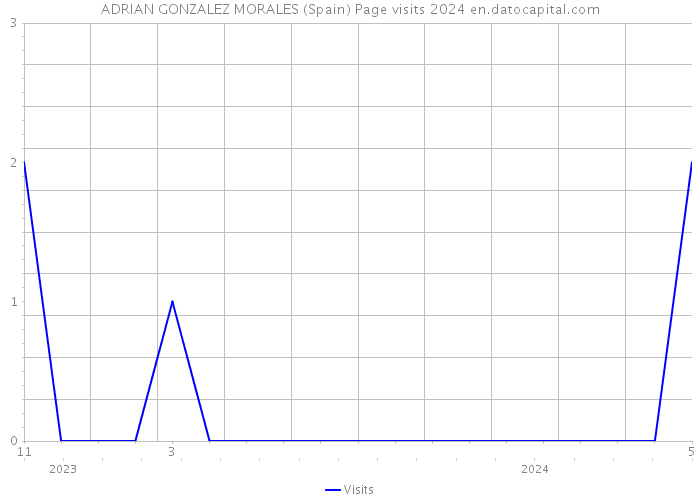 ADRIAN GONZALEZ MORALES (Spain) Page visits 2024 