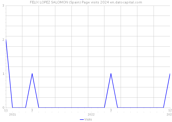 FELIX LOPEZ SALOMON (Spain) Page visits 2024 