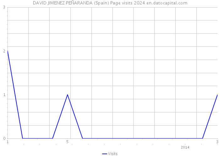 DAVID JIMENEZ PEÑARANDA (Spain) Page visits 2024 