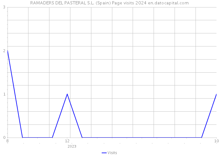 RAMADERS DEL PASTERAL S.L. (Spain) Page visits 2024 